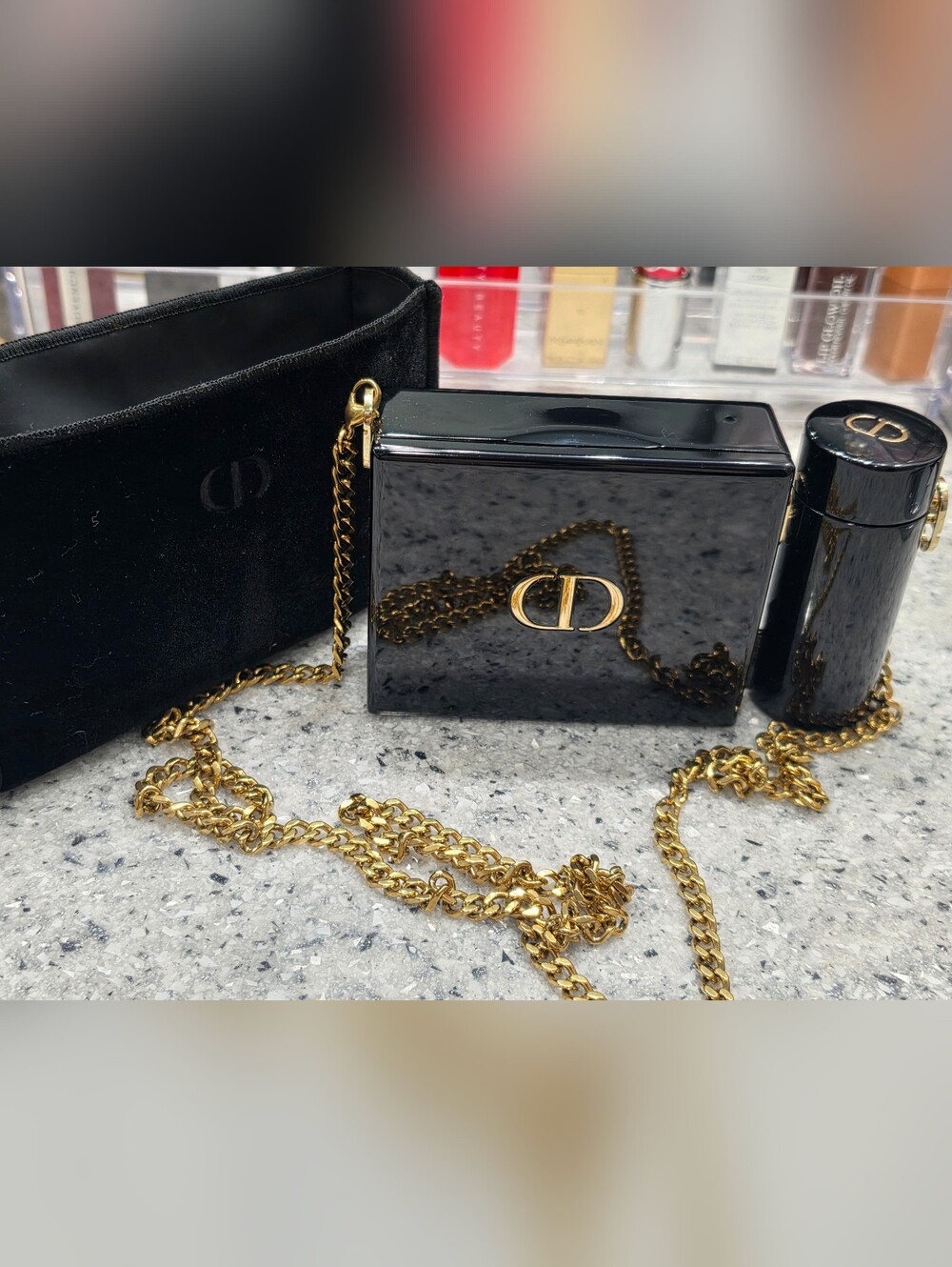 Dior Black Clutch Lipstick Set